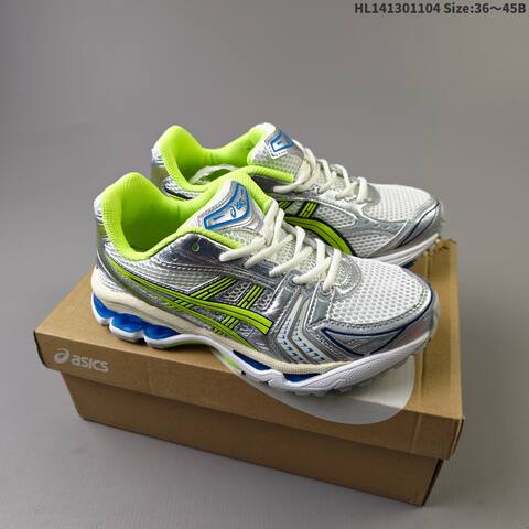 ASICS GEL-KAYANO 14 Silver White Red Black EU 36-45 Running Shoe Running Sneakers - Unisex (BS-69328)
