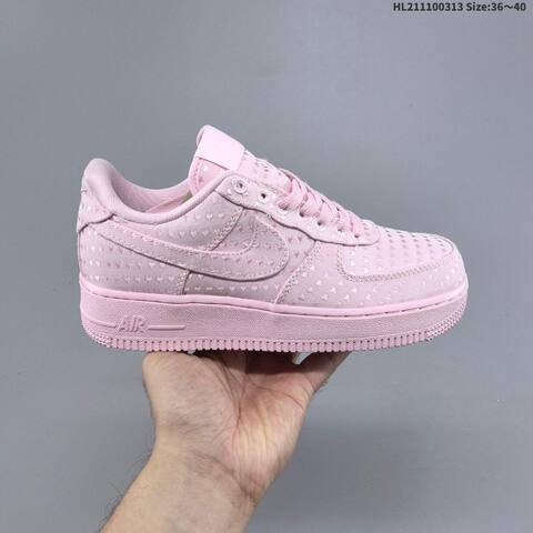 Nike Air Force 1 07 Low Light Pink Black EU 36 45 Sneaker EU 36-45 - Unisex (BS-61348)