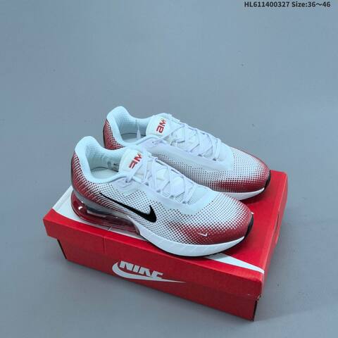 Nike Air Max Phoenix Swoosh White Red Black EU 36-46 Running Shoe - Unisex (BS-61115)