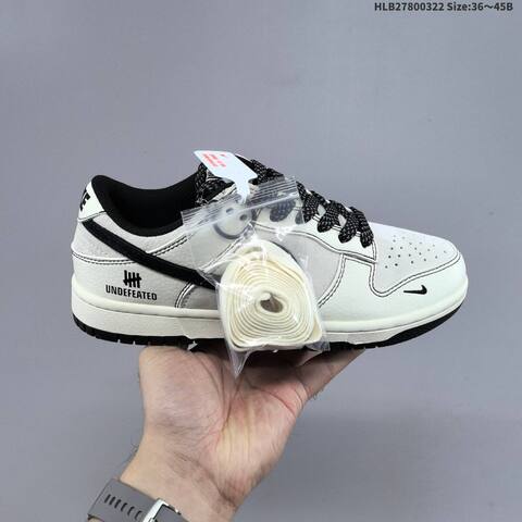 Nike Dunk SB Low Off White Light Gray Black EU 36-45 Skate Shoe - Unisex (BS-61197)