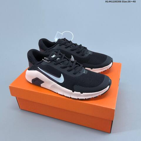 Nike Flex Train Black Light Pink EU 36-40 Training Shoe - Unisex (BS-61464)