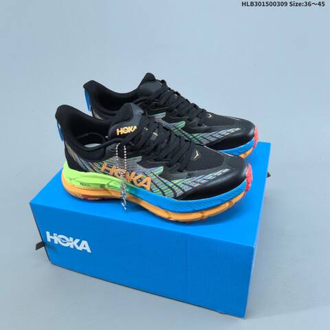 HOKA Mafate Speed 4 Black Blue Orange Green Red EU 36-45 Trail Shoe Trail Running Sneakers - Unisex (BS-69383)