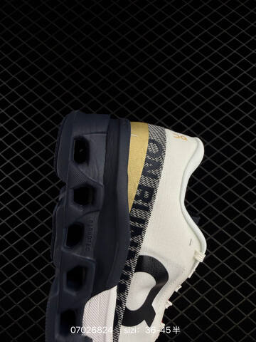 On Cloudmonster 2 White Navy Gold EU 36-45 Running Shoe Running Sneakers - Unisex (BS-85085)