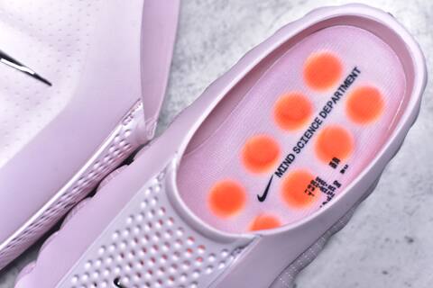 Nike Mind Science Department Slide Light Pink White Bright Orange Slides (BS-59829)