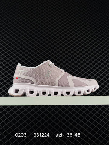 On Cloud 5 Light Grey White EU 36-45 Running Shoe Running Sneakers - Unisex (BS-85404)