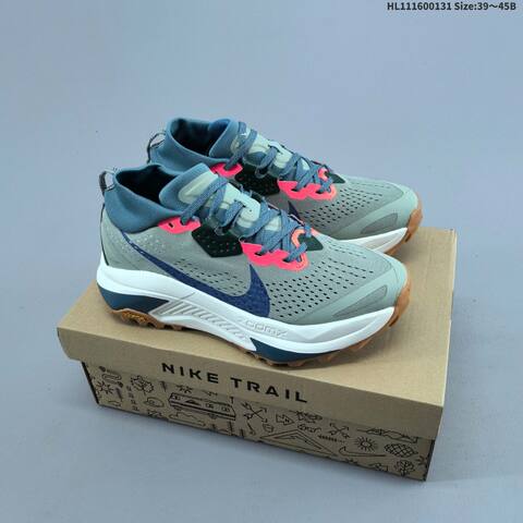 Nike ACG Zegama Trail 2 HV8113-400 Slate Blue Navy Hot Pink White Gum Brown EU 39-45 Trail Shoe - Unisex (BS-61612)