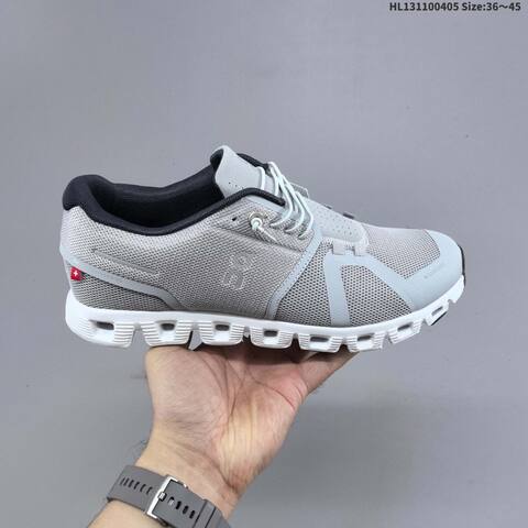 On Running Cloud 5 Black Or Grey White EU 36-45 Running Shoe Running Sneakers - Unisex (BS-69639)