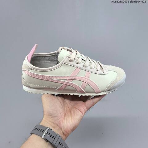 Onitsuka Tiger Mexico 66 Cream Light Pink Beige EU 36-42 Sneaker Casual Sneakers - Unisex (BS-68776)