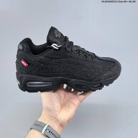 Nike Air Max 95 Levis Black Anthracite Red White EU 40-48 5 Sneaker - Men's (BS-61187)