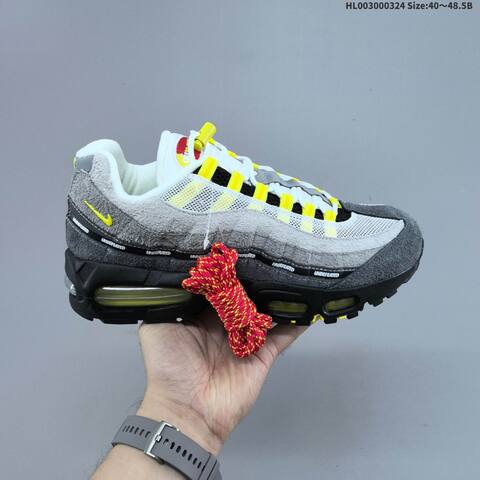 Nike Undefeated x Air Max 95 SP Grey Black White Yellow Red EU 40-48 5 Sneaker - Men's (BS-61146)