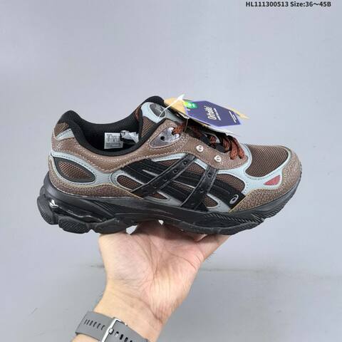 ASICS Gel NYC 2 0 Brown Black Gray White EU 36-45 Running Shoe Running Sneakers - Unisex (BS-68839)