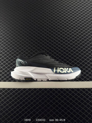 HOKA ONE ONE Mafate X Black White Blue EU 36-45 Trail Shoe Trail Running Sneakers - Unisex (BS-86483)
