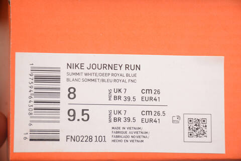 Nike Journey Run FN0228 101 Summit White Deep Royal Blue EU 36 45 Running Shoe EU 36-45 - Unisex (BS-59434)