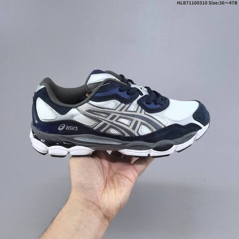 ASICS GEL-NYC Black Grey Navy White EU 36-47 Running Shoe Running Sneakers - Unisex (BS-69005)