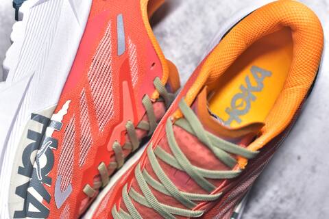 HOKA Mafate X Orange Red White Olive Yellow Trail Shoe Trail Running Sneakers (BS-59419)