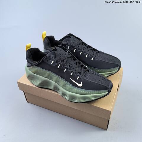 Nike Ava Rover Black Olive Green Cream Yellow EU 36-46 Running Shoe - Unisex (BS-62616)