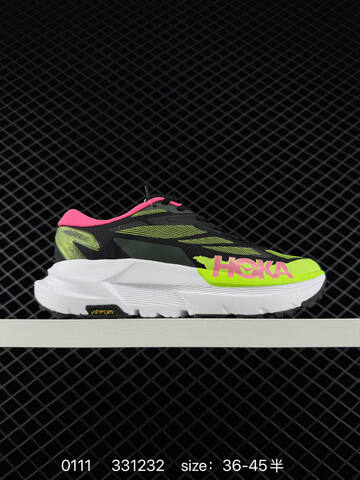 HOKA ONE ONE Mafate X Black Neon Green Pink White EU 36-45 Trail Shoe Trail Running Sneakers - Unisex (BS-86325)