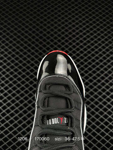 Jordan Air Jordan 11 Retro Bred Black White Red EU 36-47 5 Basketball Shoe - Unisex (BS-80102)