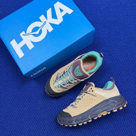 HOKA ONE ONE Tor Ultra 7 Khaki Teal Purple Black Brown Trail Shoe Trail Running Sneakers (BS-86824)