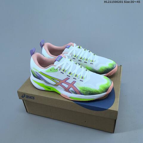 ASICS Court FF Novak Blue Neon Green EU 40 45 Tennis Shoe EU 40-45 Casual Sneakers - Men's (BS-69024)