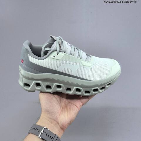 On Cloudmonster Void Light Mint Grey White EU 36-45 Running Shoe Running Sneakers - Unisex (BS-69606)