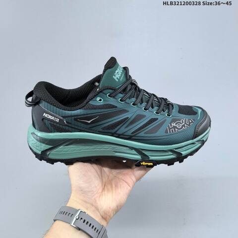 HOKA ONE ONE Mafate Speed 2 Dark Teal Black Light Teal EU 36-45 Trail Shoe Trail Running Sneakers - Unisex (BS-69369)