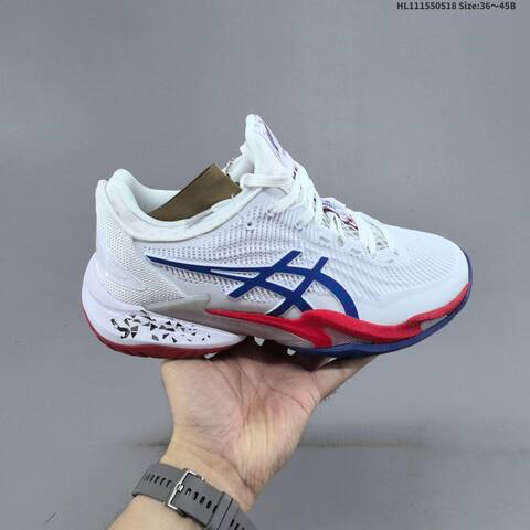 ASICS Court FF 3 Novak White Blue Red EU 36-45 Tennis Shoe Casual Sneakers - Unisex (BS-68822)
