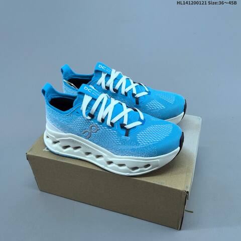 On Cloudsurfer Max Bright Blue White Black EU 36-45 Running Shoe Running Sneakers - Unisex (BS-69705)
