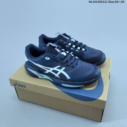 ASICS RESOLUTION SPEED FF 4 Navy White EU 36-45 Tennis Shoe Casual Sneakers - Unisex (BS-69045)
