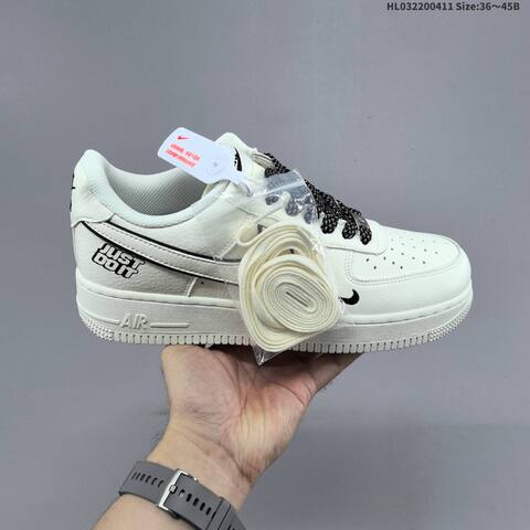 Nike Air Force 1 07 LV8 MM5288-072 Off White Black EU 36-45 Sneaker - Unisex (BS-60811)