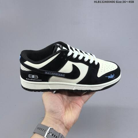 Nike Dunk SB Low Black White Light Blue EU 36-45 Skate Shoe - Unisex (BS-60918)