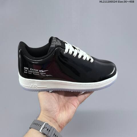 Nike Air Force 1 07 Black Red White Clear EU 36 45 Sneaker EU 36-45 - Unisex (BS-60156)