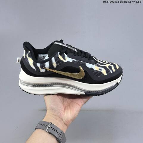 Nike Air Zoom Pegasus Premium SE Black White Gold Beige EU 35 5-46 5 Running Shoe - Unisex (BS-60367)