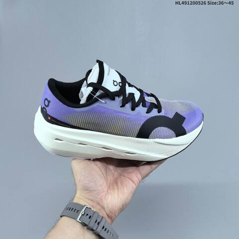 On Cloudboom Volt 3 MF30980462 Purple Black White Neon Yellow EU 36-45 Running Shoe Running Sneakers - Unisex (BS-69517)