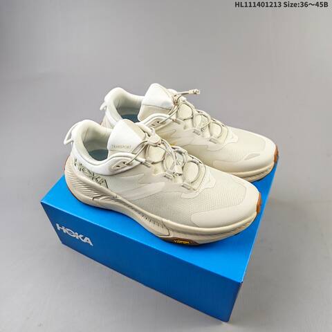 HOKA ONE ONE Transport Beige Off White Brown EU 36-45 Running Shoe Running Sneakers - Unisex (BS-69435)
