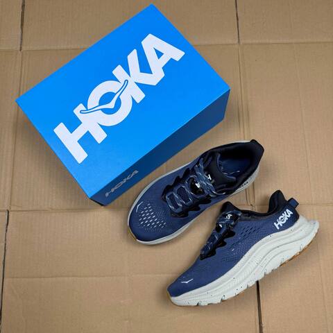 HOKA Kawana 2 Navy Blue Black White Gum Running Shoe Running Sneakers (BS-86920)