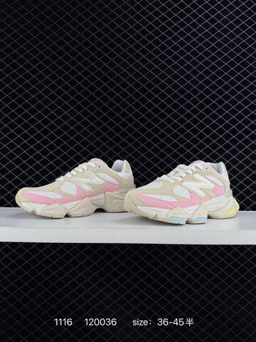 New Balance 9060 Beige White Pink Yellow Blue EU 36-45 Sneaker - Unisex (BS-82581)