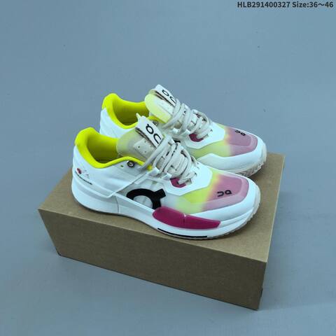 On THE ROGER Pro 2 Light Blue White Neon Yellow EU 36-46 Tennis Shoe Casual Sneakers - Unisex (BS-69658)