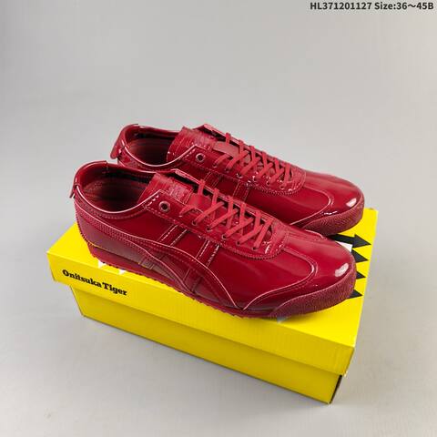 Onitsuka Tiger Mexico 66 SD Glossy Deep Red EU 36-45 Sneaker Casual Sneakers - Unisex (BS-69217)