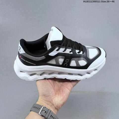 On Running Cloudtilt Remix Black White Grey EU 36-46 Running Shoe Running Sneakers - Unisex (BS-69564)