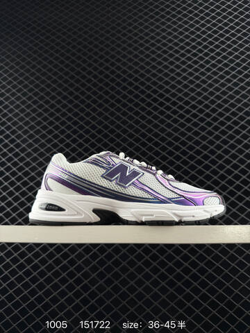 New Balance 740 U740GR2 White Purple Black Silver EU 36-45 Sneaker - Unisex (BS-82747)