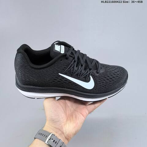 Nike Zoom Winflo 5 Black White Dark Grey EU 36-45 Running Shoe - Unisex (BS-60585)