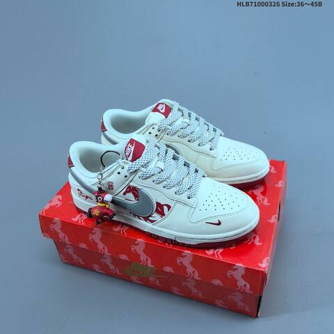 Nike Dunk SB Low Off White Red Grey Black EU 36-45 Skate Shoe - Unisex (BS-61133)