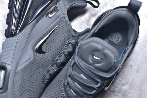 Nike Air Max 270 Premium IO9883-006 Dark Grey Metallic Silver Black Running Shoe (BS-59813)