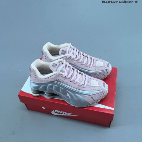 Nike Shox R4 Pink Silver White EU 36-40 Running Shoe - Unisex (BS-60569)