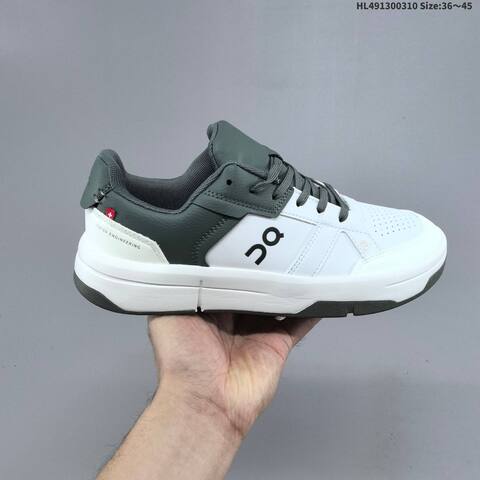 On Running THE ROGER Clubhouse White Dark Gray EU 36-45 Sneaker Casual Sneakers - Unisex (BS-69685)