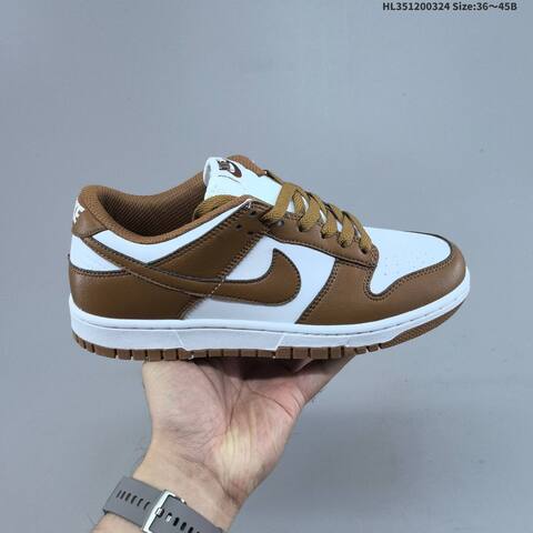 Nike SB Dunk Low White Brown EU 36-45 Skate Shoe - Unisex (BS-61144)