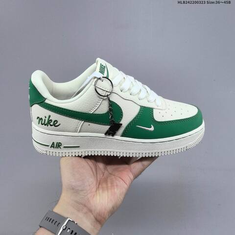 Nike Air Force 1 07 LV8 FV3694-111 Sail Green White EU 36-45 Sneaker - Unisex (BS-61167)