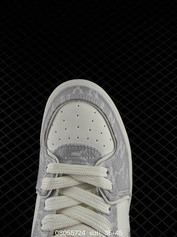 MLB CHUNKY LINER EMBO MONOGRAM ASXM056 White Light Grey 35-45 Sneaker Casual Sneakers - Unisex