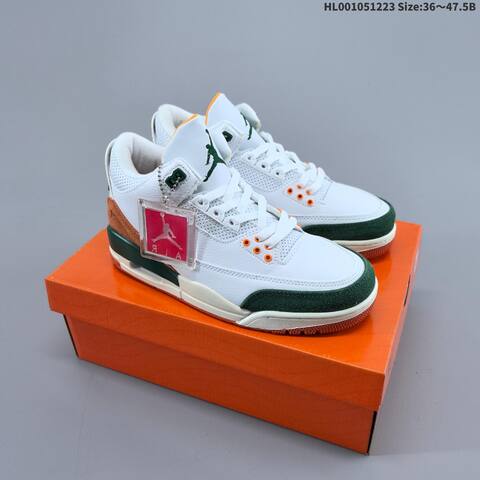 Solefly x Air Jordan 3 Retro AIR JORDAN 3 Aj3 3 Solefly Jordan B Lifestyle (BS-67308)
